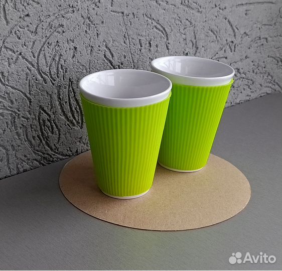 Стаканы для горячих напитков (комплект 2шт)