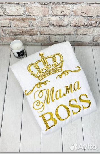 Халат с вышивкой