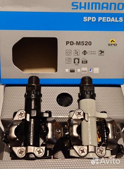 Педали Shimano SPD M821/EH500/M540/M520