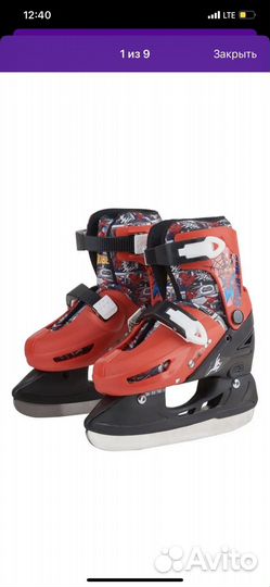 Коньки ролики детские человек паук