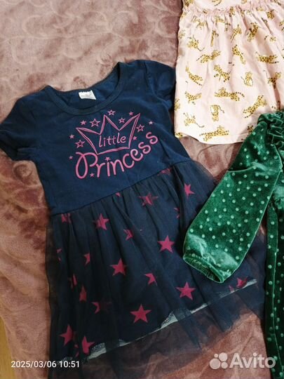 Платья пакетом для девочки 86 92