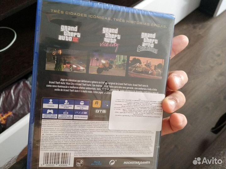 Диски на ps4 гта трилогия