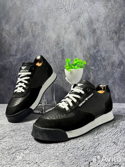 Кеды мужские emporio armani black