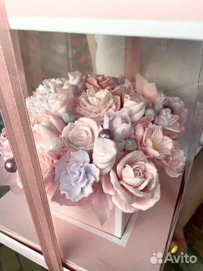 Букет цветов из мыла