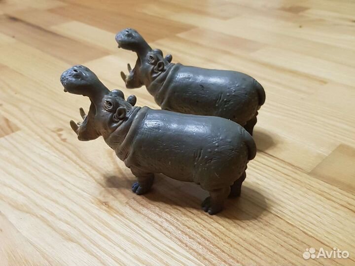 Фигурки бегемоты. Твердые