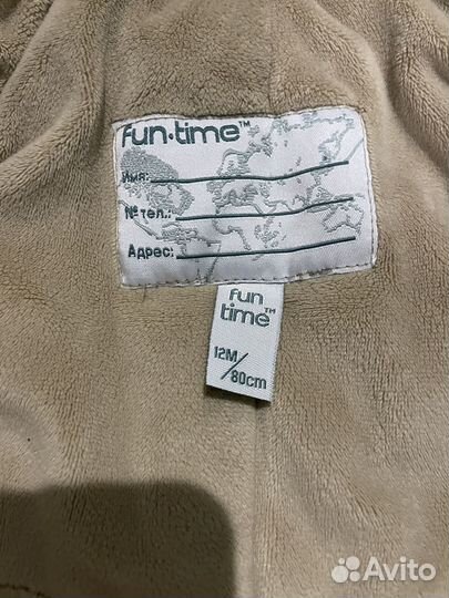 Зимний комбинезон для девочки 80