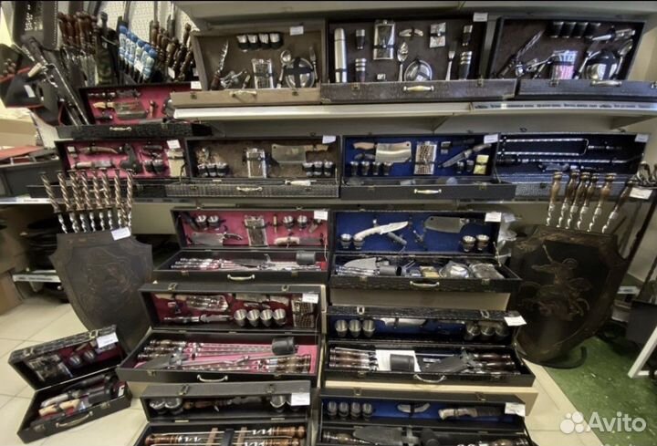 Подарочный набор шампуров в кейсе