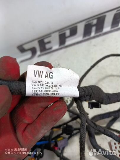 Проводка (коса) двери Audi Q7 4L 3.0 BUG 2007