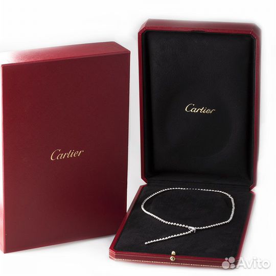Cartier Necklace Perles Diamonds White Gold