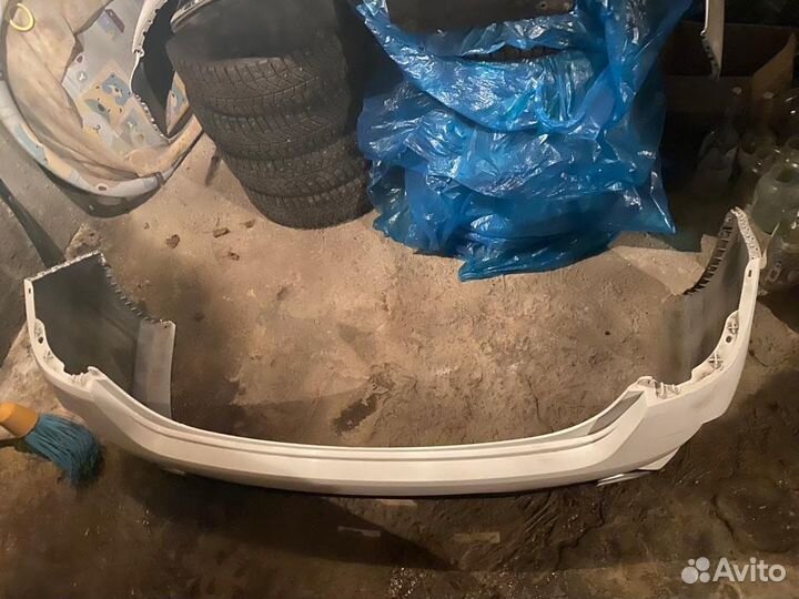 Задний бампер kia rio 4 седан