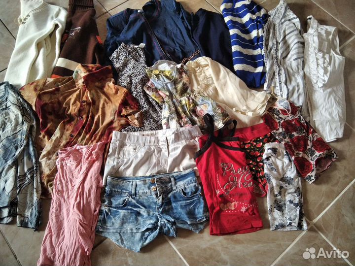 Вещи пакетом на девушку