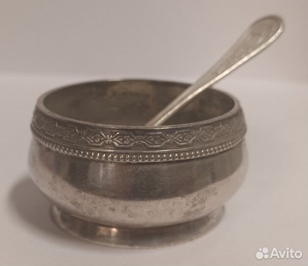 Солонка серебро