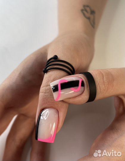 Маникюр с укреплением и покрытием за 1ч50м