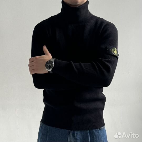 Свитер Stone Island шерстяной с горлом