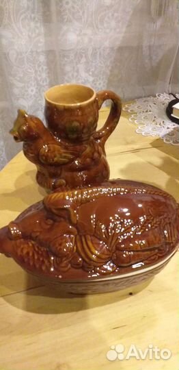 Ваза керамика, утятница керамика