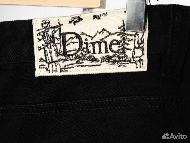 Джинсы широкие dime