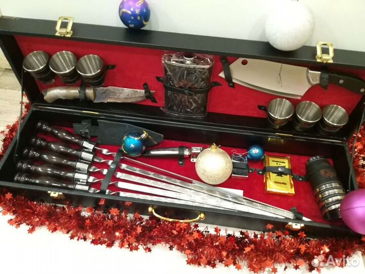 Подарочный набор шампуров / подарок мужчине