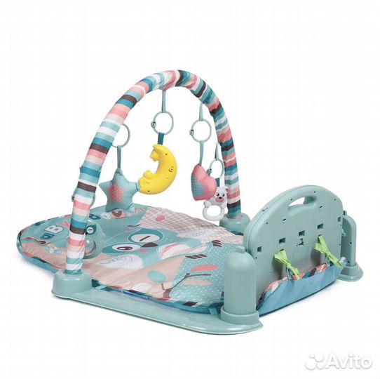 Развивающий коврик baby go с пианино