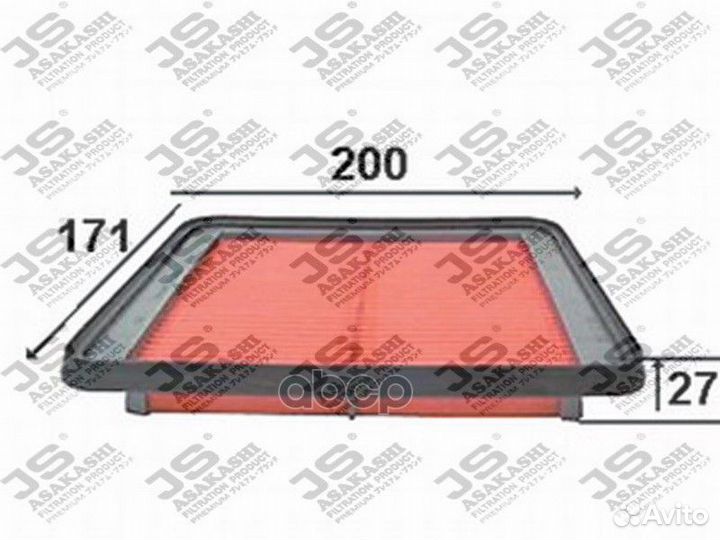 Воздушный фильтр A861J JS Asakashi