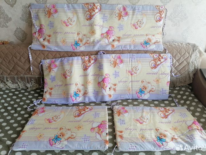 Бортики в детскую кроватку