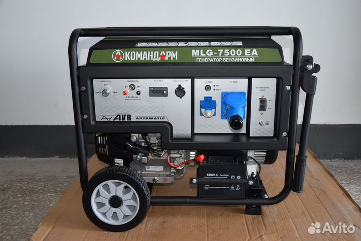 Бензиновый генератор Jialing 6,5 кВт MLG-7500EA