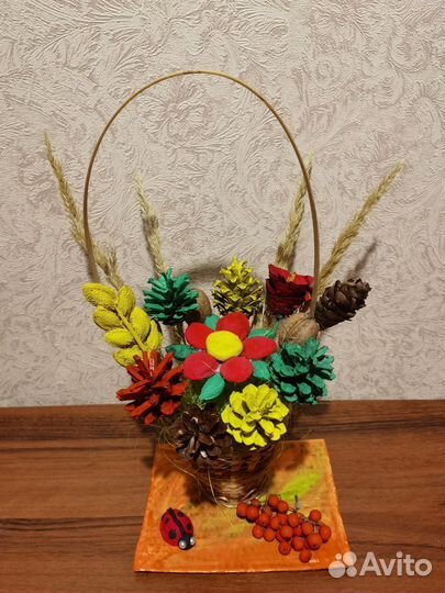 Поделка осенняя в сад или школу