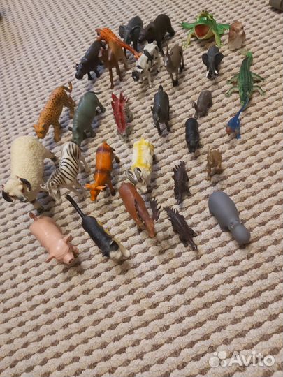 Игрушки фигурки животных