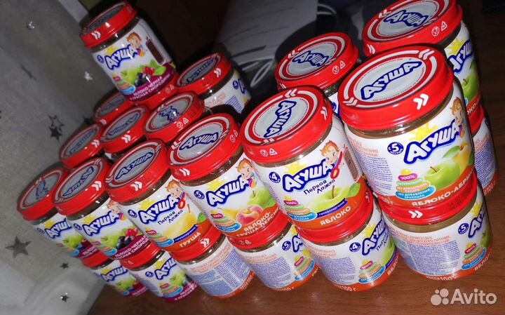 Фруктовое пюре Агуша-31банка