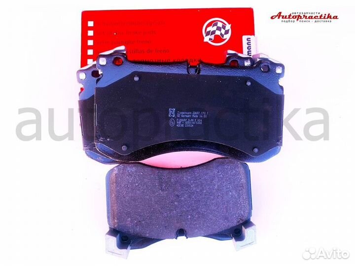 Колодки передние MB 167 463 Zimmermann 22697.170.1