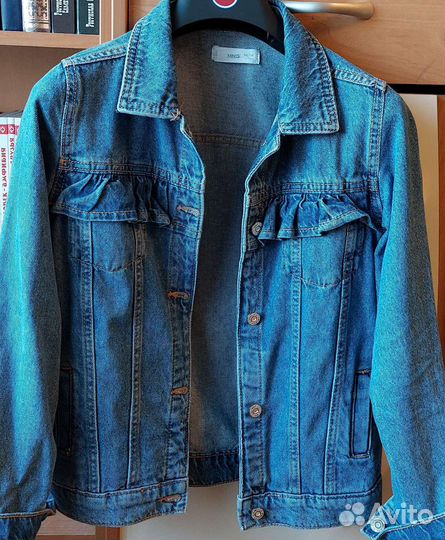 Джинсовая куртка для девочки Mango