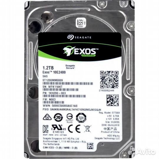 Жёсткий диск HDD Seagate ST1200MM0009