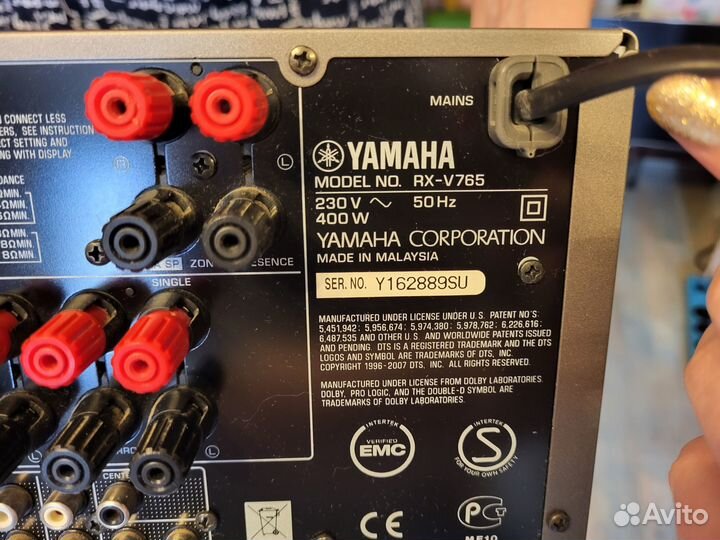 AV-ресивер 7.2 yamaha RX-V765