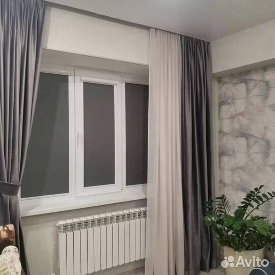 Рулонные шторы день-ночь