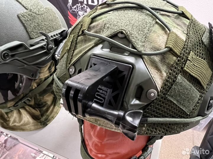 Крепление на военный шлем для GoPro и камер