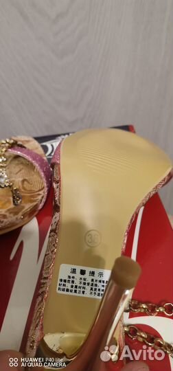 Босоножки женские на шпильке 38 размер