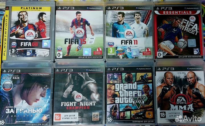 Игра для PS3 GTA5 Fifa 08,11,15 Fifa street,MMA