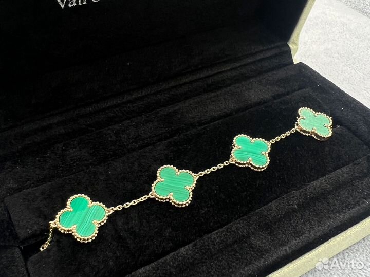 Золотой браслет Van cleef