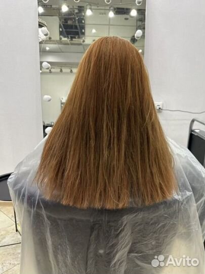 Кератиновое выпрямление