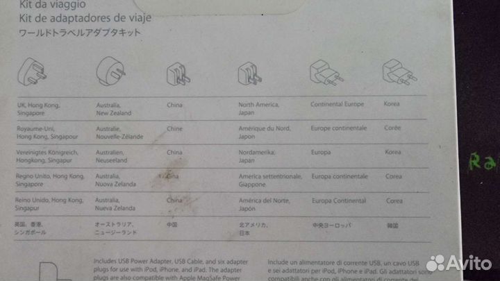 Блоки питания для разных стран