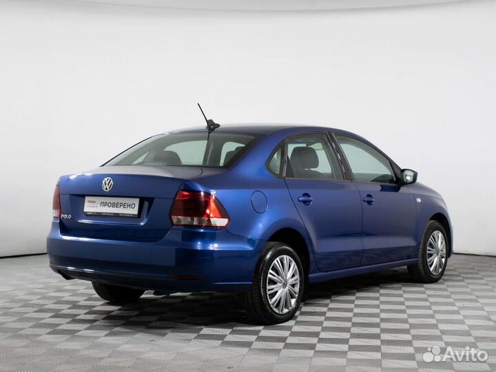 Volkswagen Polo 1.6 AT, 2017, 70 400 км