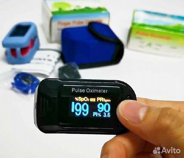 Пульсоксиметр новый в упаковке