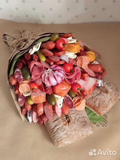 Съедобные букеты Колбасные Мужские 2