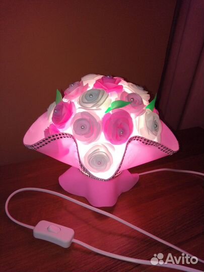 Светильник букет ночник ручной работы