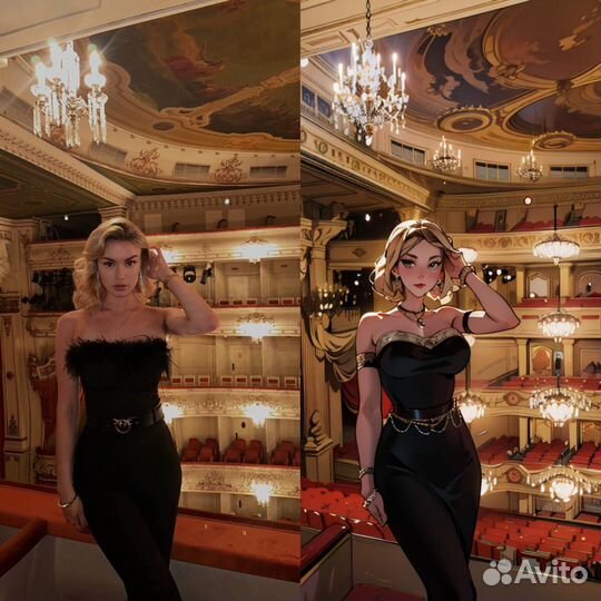 Фото в стиле аниме через нейросеть