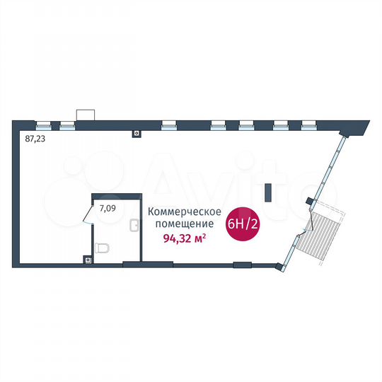 Свободного назначения, 94.32 м²
