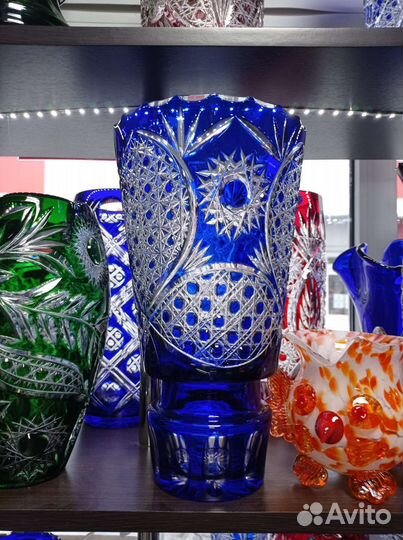 Ваза хрустальная