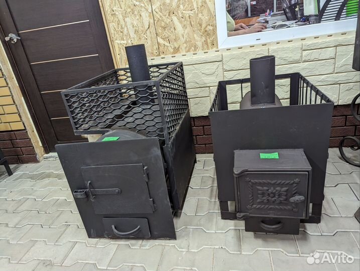 Печь для бани из трубы