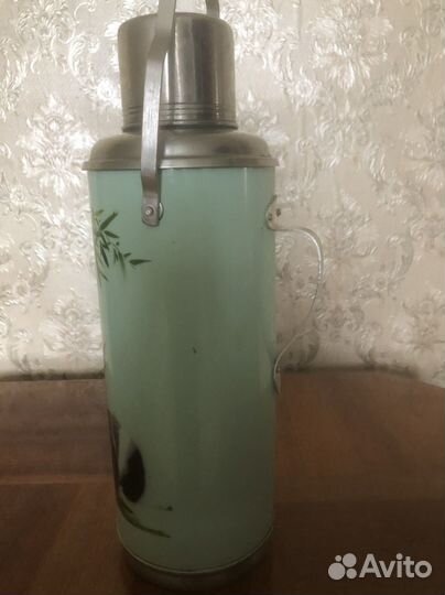 Термос китайский со стеклянной колбой СССР