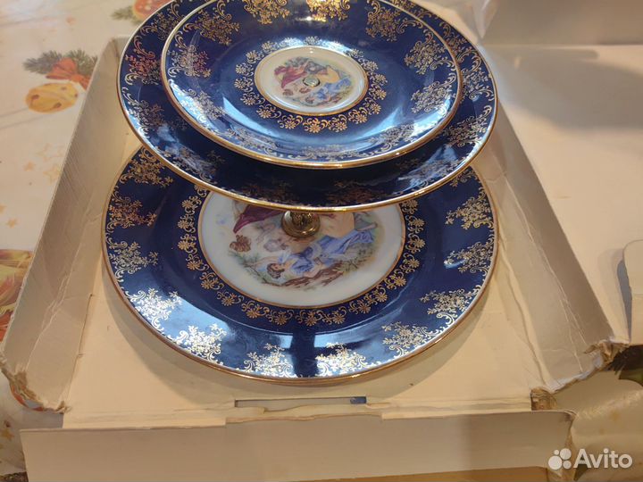 Фруктовница карловарский фарфор СССР