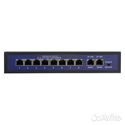 Atec-POE08 (atec, Сетевой POE коммутатор на 8 порт